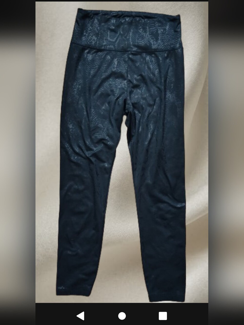 American Eagle Outfitters Black High Waisted Textured Tights Length -Short